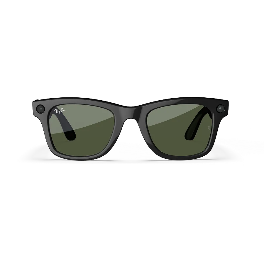 Ray-Ban Meta Wayfarer (Gen 2) – أسود لامع