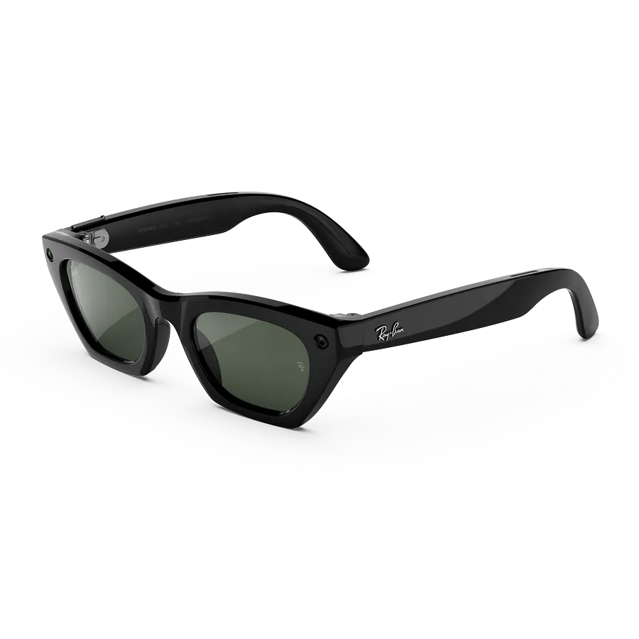 Ray-Ban Meta Zena (Gen 3) – أسود لامع